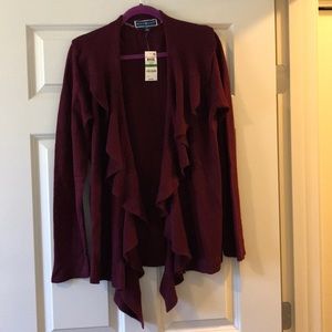 Ruffle Front Sweater